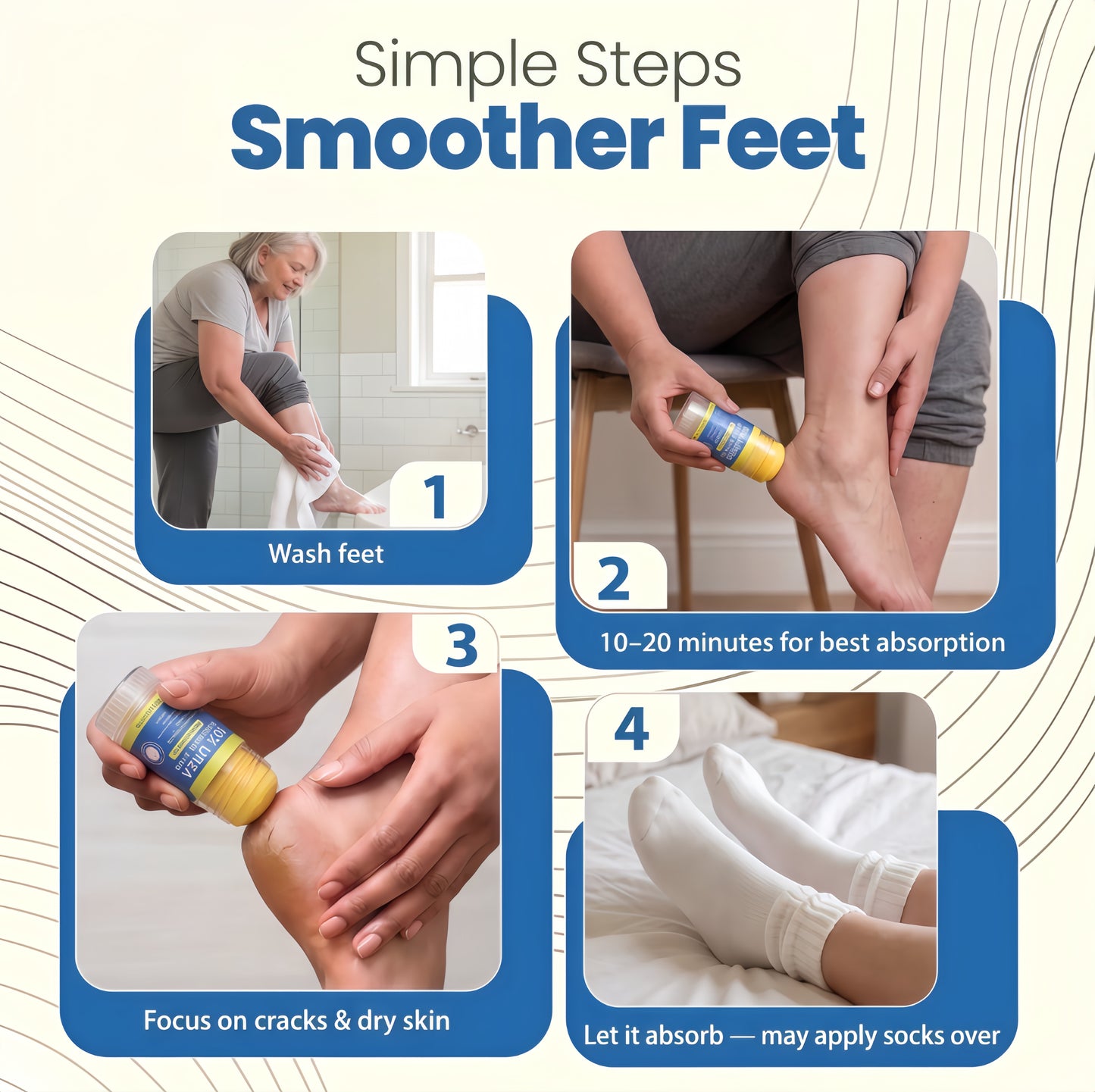 PureFoot Relief Stick - Heel Cracks